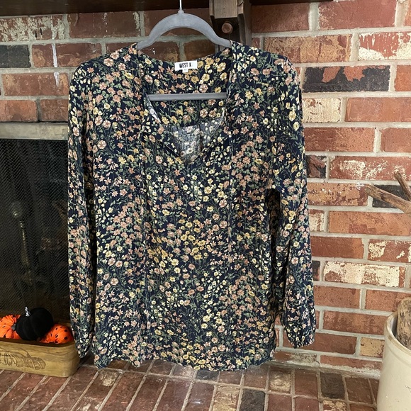 Stitch Fix Floral Blouse - Picture 2 of 4